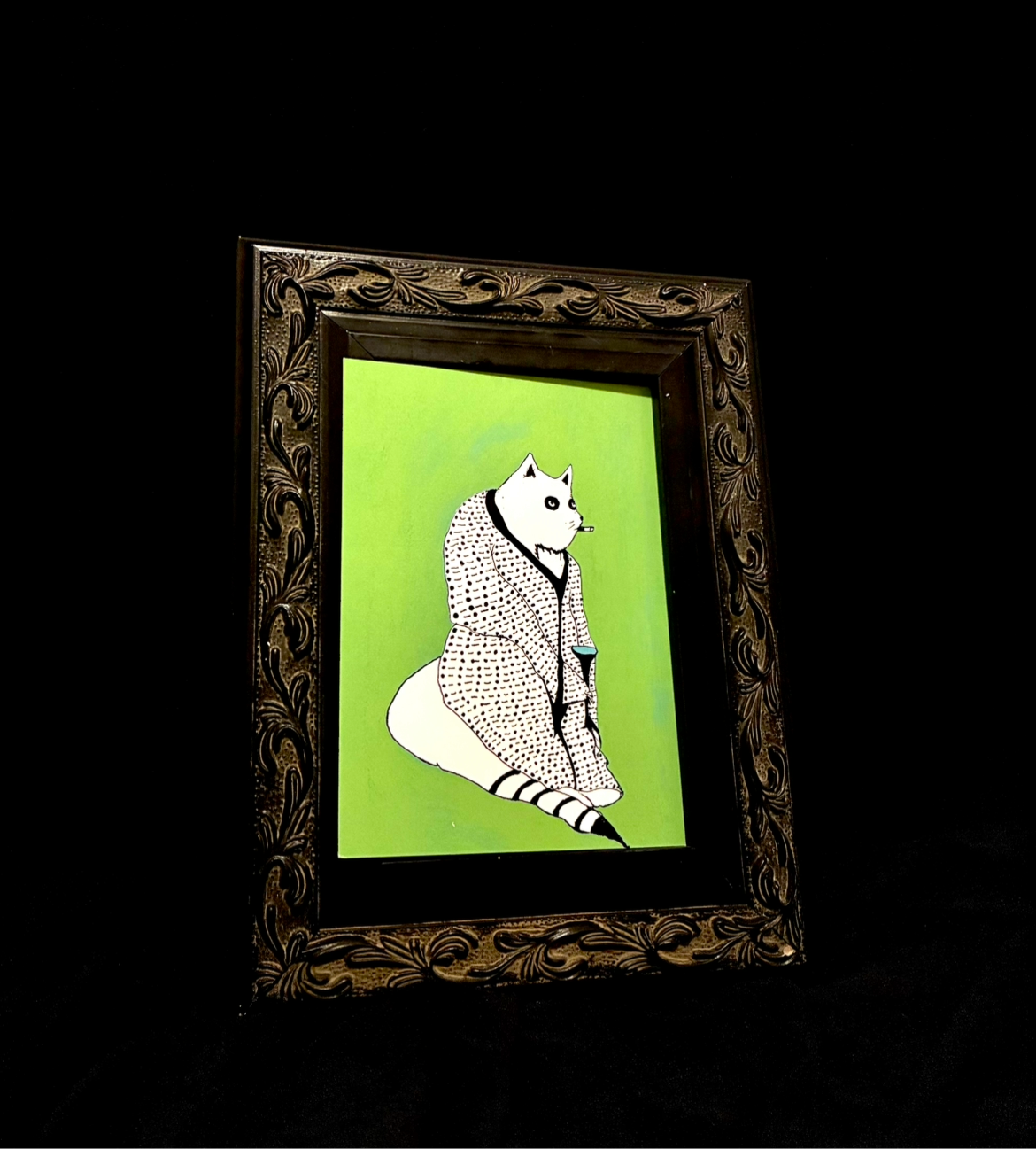 Kimono Raccoon (Postcard)