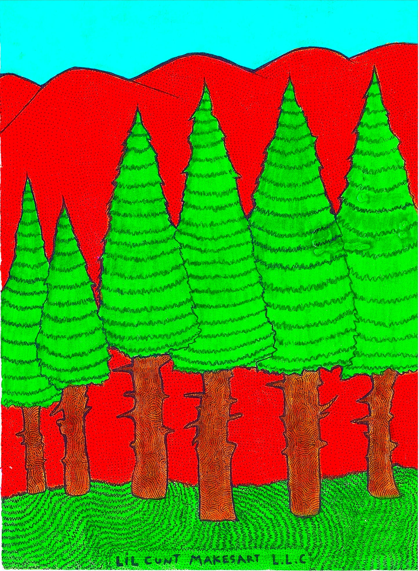 “Birds in love” A Valentines Card