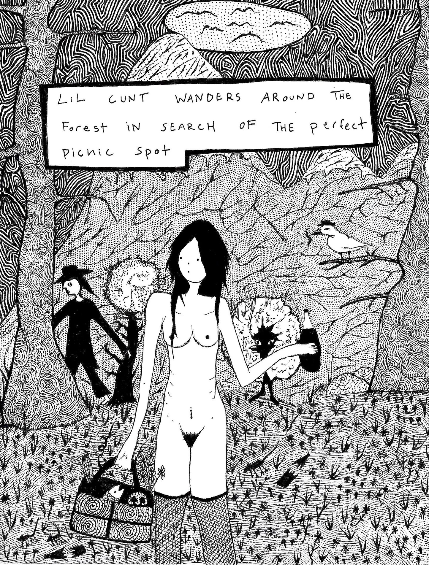 Lil Cunt Wanders Around the Forest