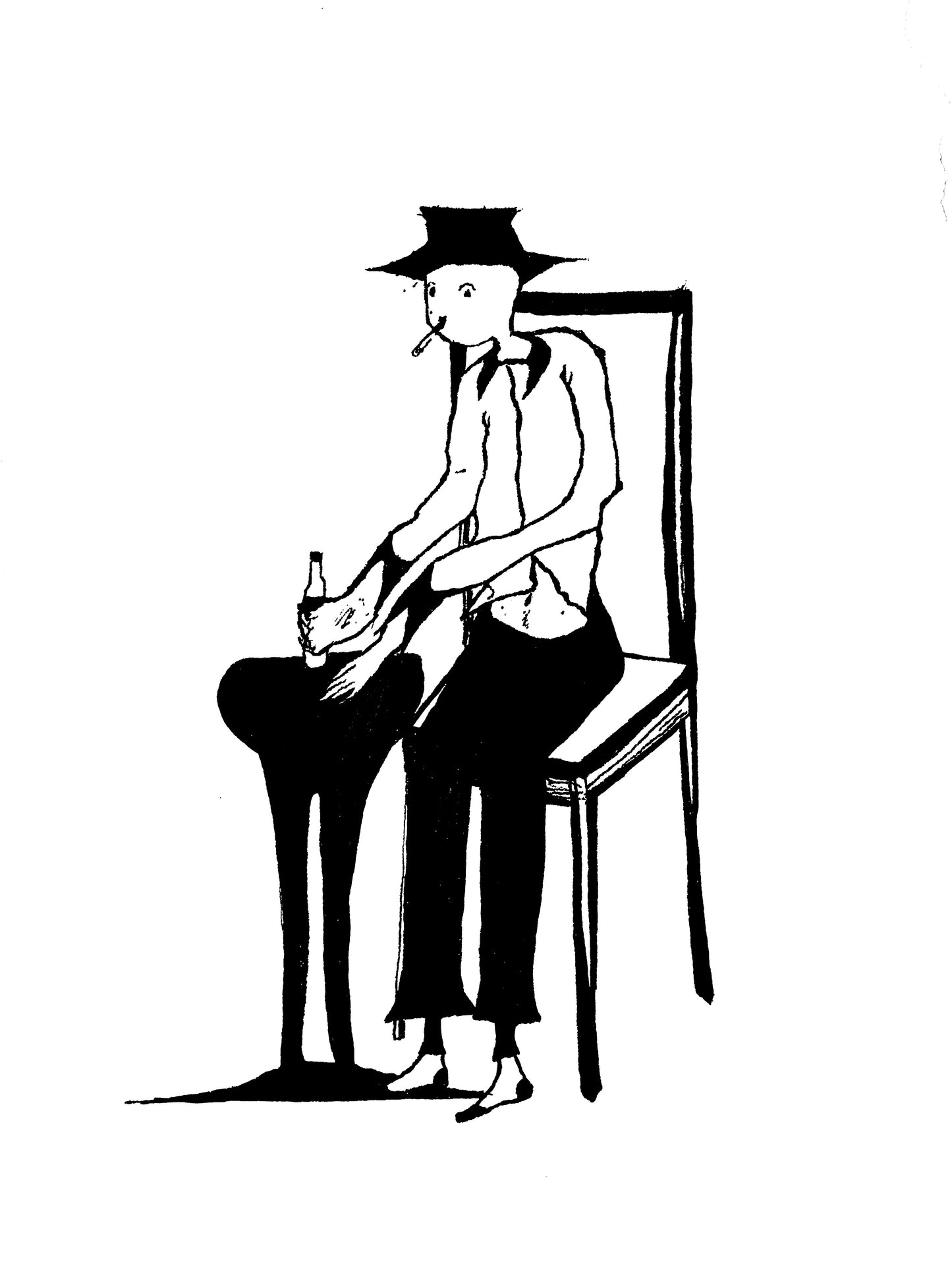 Bar Seat #1 (Postcard)